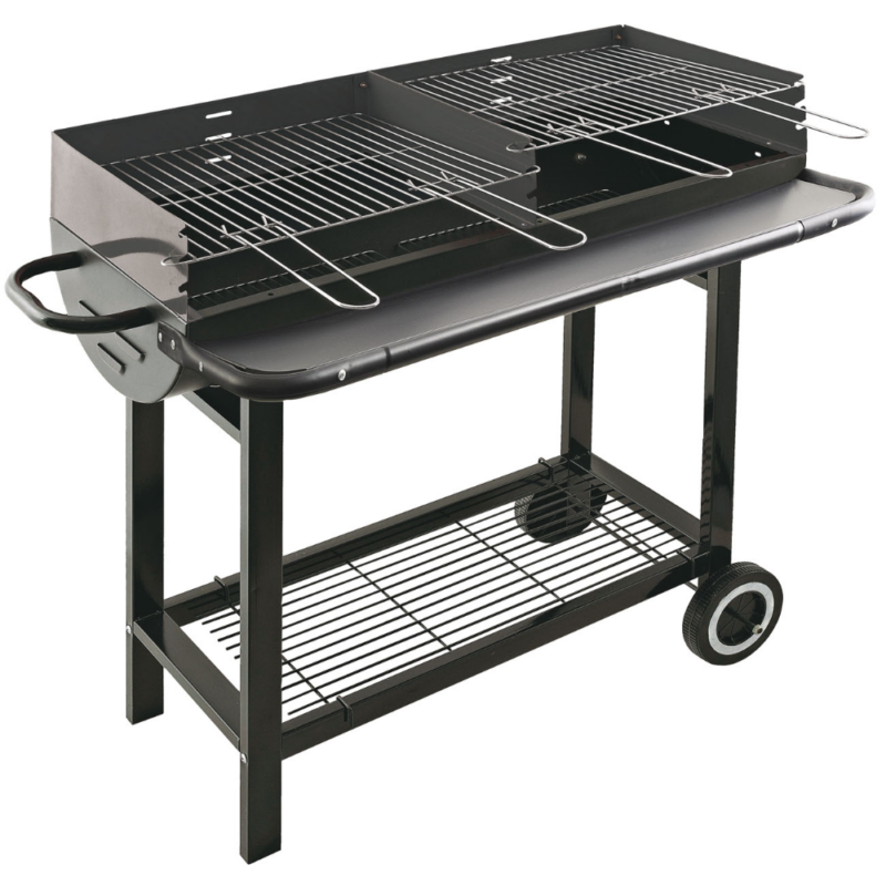 barbecue carbone bbq grill a carbonella con 2 griglie e 2 ruote 144103 I migliori prezzi sul mercato - Da 50 anni!